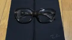 Ray-Ban クリアフレーム メガネ ケース付き レンズ拭き付き サングラス