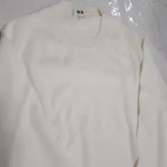 UNIQLO ホワイト ニットセーター M