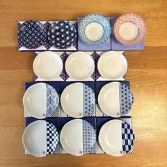 ★【未使用品】木曽路 たち吉 小皿 4種13枚