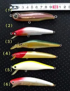 シーバス用ミノー・プラグ 6本セット③ - メルカリ
