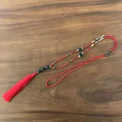 在庫処分セール アジアン エスニック ネックレス ビーズ フリンジ N-37