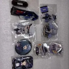 ツイステ アズール アクリルスタンド キーホルダー　 缶バッジ まとめ売り