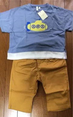 子供服男の子100 Tシャツ、ハーフパンツセット