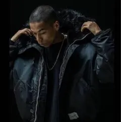 【美品】Wtaps x ALPHA INDUSTRIES N-2B BLK/M