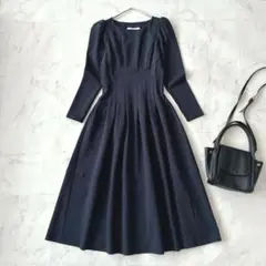 美品 Herlipto Marylebone Long Dress S ネイビー