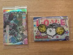 にゃんこ大戦争ウエハースぷらす　伝説レア+激レアセット　宮本武蔵　チアにゃんこ