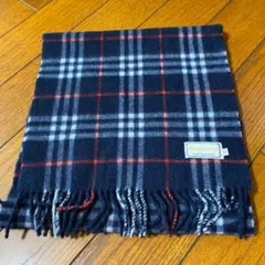 バーバリー マフラー  チェック  カシミア100%