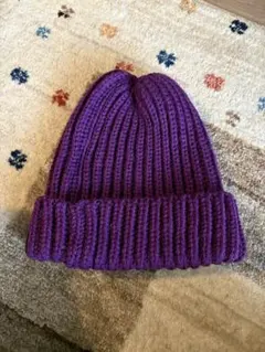 HIGHLAND2000 ニットキャップ　パープル　未使用品ブリティッシュウール