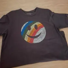 88 Tees ラインストーン スマイル Tシャツ Mサイズのサムネイル