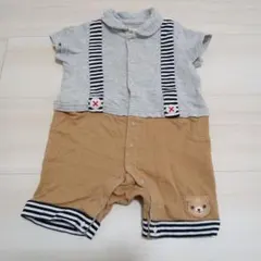 ベビー ロンパース 70サイズ サスペンダー風のサムネイル