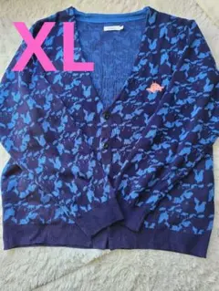 グラニフ　ニットカーディガン　メンダコ柄　XLサイズ