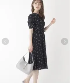 ブーケフラワーアソートワンピース