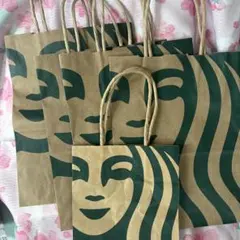 Starbucks ショップ袋 5枚セットのサムネイル