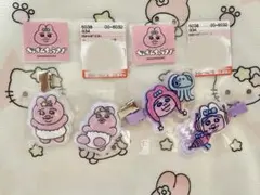 しまむら おぱんちゅうさぎ 前髪クリップ ヘアクリップ2種セット