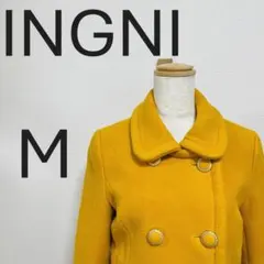 INGNI イング ピーコート イエロー ファー ラビット Mサイズ【252F】
