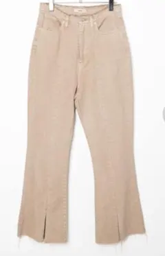WEGO/デニムスリットフレアパンツ