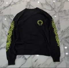 クロムハーツ ネオンイエロー フローラルクロス ホースシュー Tシャツ サイズMのサムネイル