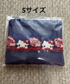 未開封⭐︎近沢レース×ユナイテッドアローズ　ハローキティ メッシュポーチ ネイビーのサムネイル