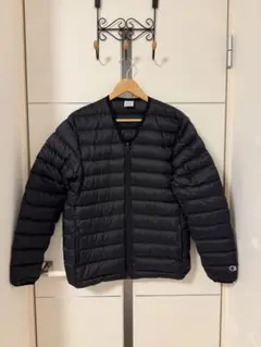 Champion ブラック ダウンジャケット L