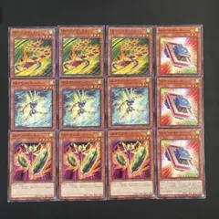 遊戯王　SRカールターボ　ダブルヨーヨー　ベイゴマックス　タケトンボーグ各3枚