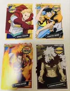 ヒロアカ　ヒーローズチップ3 4枚セット