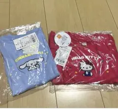 【新品】Sanrio長袖シャツ 2枚セット ハローキティとシナモロール110cm