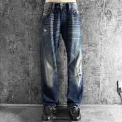 00s DIESEL low rise damage jeans y2k W32のサムネイル