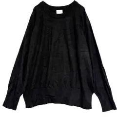 コーエン　クルーネック ワイドサイズ ニット　黒　M