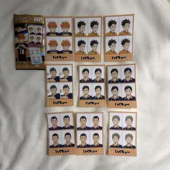 ハイキュー‼︎ 証明写真風ステッカー　9枚セット
