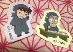 忍たま 体験展 フレークシール SD 土井半助 土井先生 山田伝蔵 山田先生