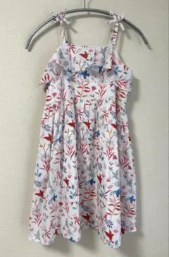 タルティーヌエショコラ ワンピース　140 ノースリーブ　鳥　130〜140