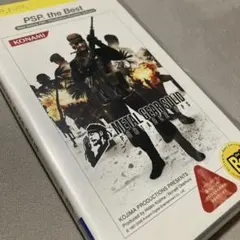 METAL GEAR SOLID PORTABLE OPS PSP the B…