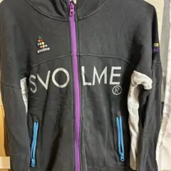 svolme フルジップジャケット 黒/グレー