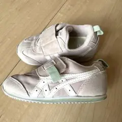 asicsベビー15センチ　くすみピンク
