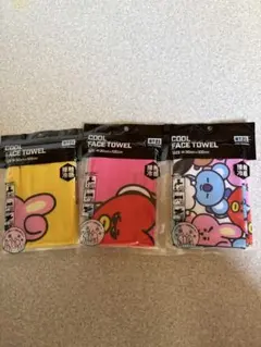 BT21 COOL FACE TOWEL 3枚セットのサムネイル