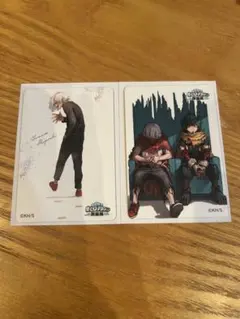 ヒロアカ原画展　死柄木　緑谷　マグネットステッカー