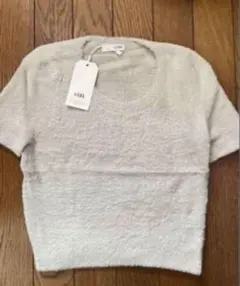 GYDA シャギーハーフスリーブニットTOPS