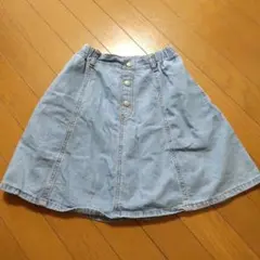 ＧＵ 女の子デニムスカート150サイズ