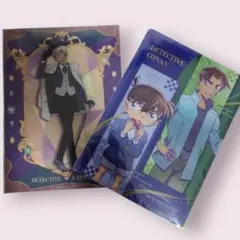 ​【名探偵コナン】下敷き 2枚セット（安室透 / 江戸川コナン＆服部平次）