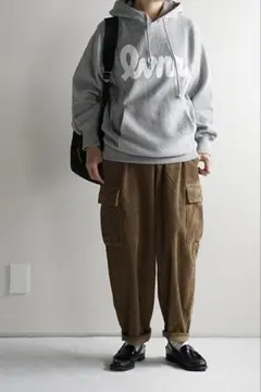 【MUJI LABO】コーデュロイカーゴ　ワイドパンツ