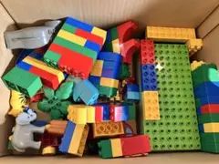 LEGO デュプロ ブロック➕互換プレート4枚