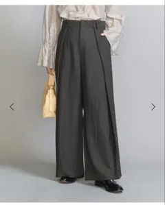 BEAUTY&YOUTH セルロースナイロン インタック パンツ