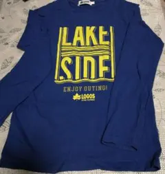 LOGOS 長袖 Tシャツ 150 青　キッズ ジュニア