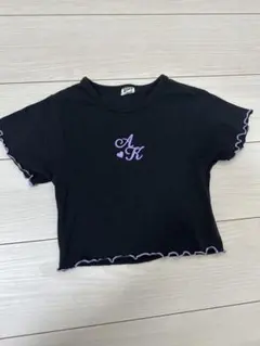 ANAP クロップド丈 Tシャツ ブラックのサムネイル