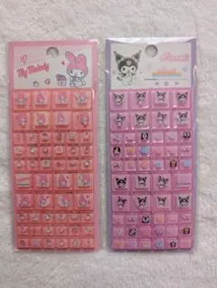 正規品　サンリオ　マイメロディ　クロミ　タイルシール　2枚セット
