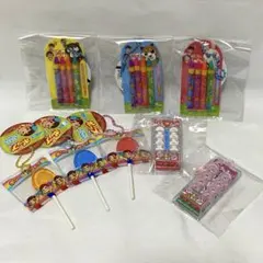 ペコちゃん ４本 チョコ えんぴつ ポップキャンディ　ミニチュアキーホルダー