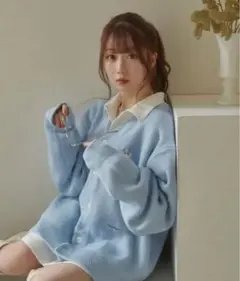 ロゼミューズ　カーディガン 尾木波菜 大谷映美里着用 イコラブ ノイミー