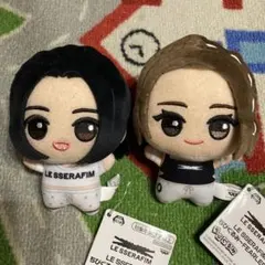 《新品》LE SSERAFIM ちびぐるみ　FEARLESS ウンチェ&ユンジン
