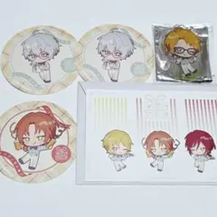 【匿名配送】あんさんぶるスターズ　アニカフェ ポストカード　コースター　月永レオ