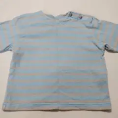 プチバトー 長袖Tシャツ ボーダー　24m/86cm
